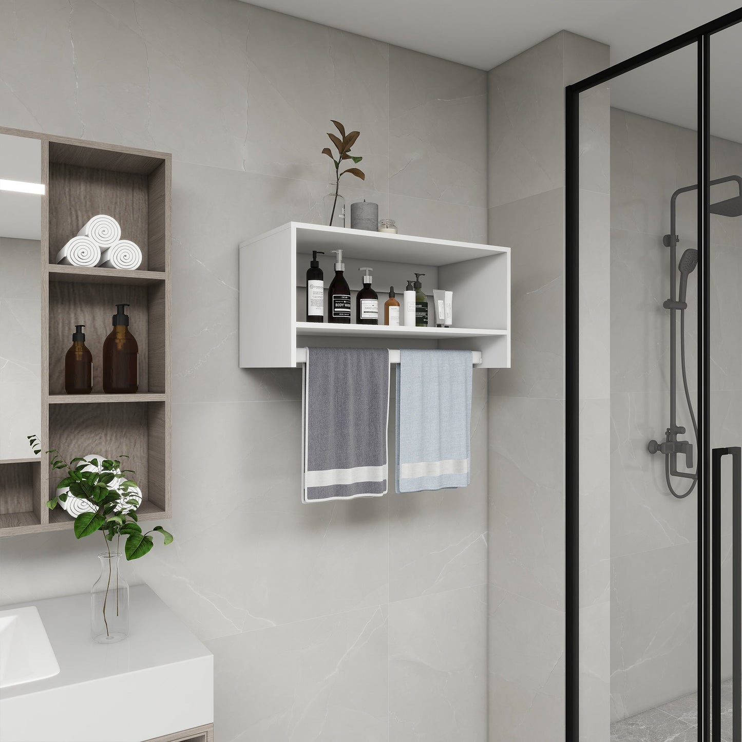 B2 Bathroom Shelves (32" W x 16" D x 16" H)