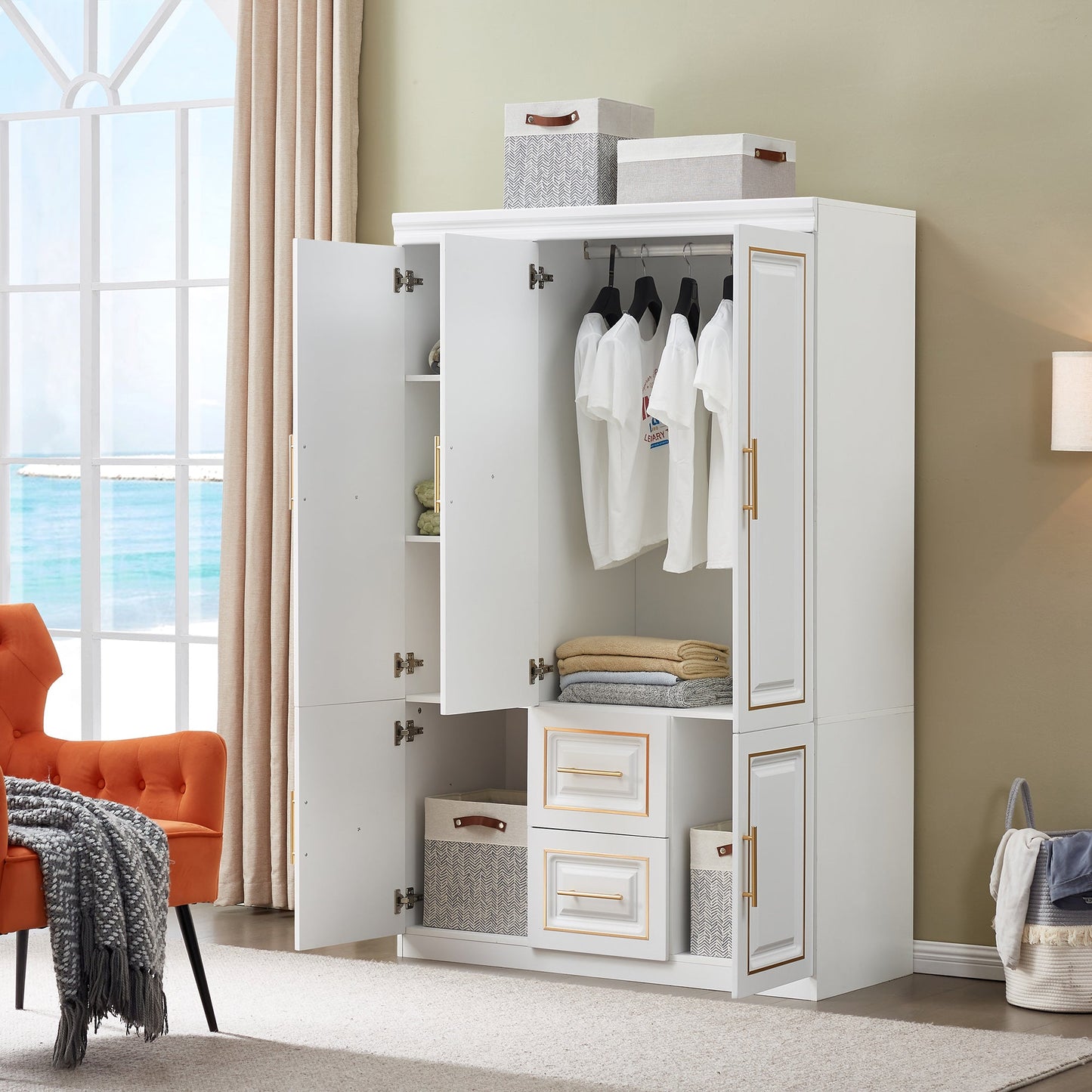 White Bathroom Cabinet
