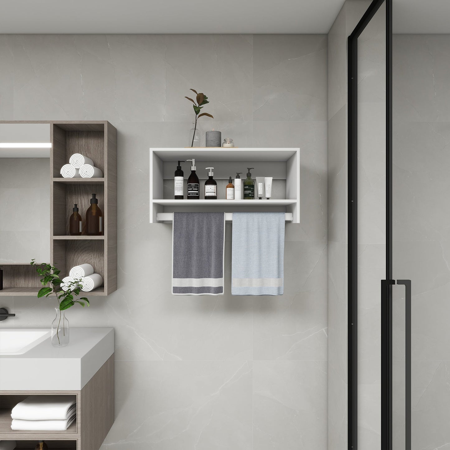 B2 Bathroom Shelves (32" W x 16" D x 16" H)