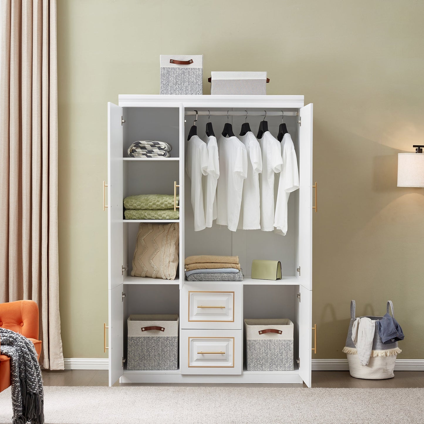 White Bathroom Cabinet