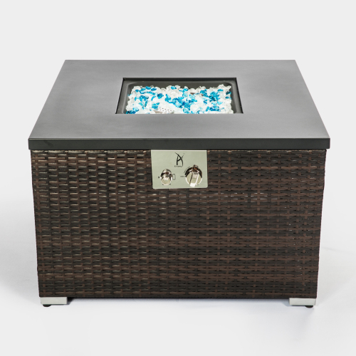 Outdoor Gas Fire Pit Square